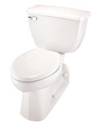 Gerber DF-21-325 Ultra Dual Flush 1.1 gpf ErgoHeight™ Elongated Back Outlet Two-Piece Toilet with Extended Height Rim