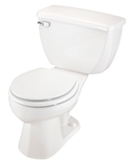 Gerber EF-21-304 Ultra Flush 1.1 gpf Round Front Two-Piece Toilet - 14-inch Rough-In