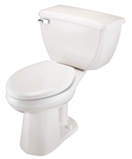 Gerber EF-21-319 Ultra Flush 1.1 gpf ErgoHeight™ Elongated Two-Piece Toilet with Bedpan Lugs - 12-inch Rough-In