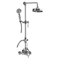 Graff CD2.12-LC1S-NB Traditional Exposed Thermostatic Tub and Shower System - w/Metal Handshower Handle (SO)