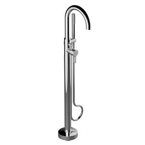 Graff G-1752-LM46N-PC Terra Floor-Mounted Tub Filler - Rough and Trim , Polished Chrome
