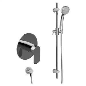 Graff G-7276-LM45S-PC-T Contemporary Pressure Balancing Shower w/ Handshower - Trim Only , Polished Chrome