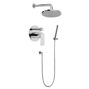 Graff G-7278-LM42S-WT-T - Contemporary Pressure Balancing Shower Set (Trim Only), Architectural White