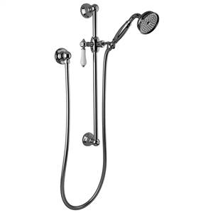 Graff - G-8600-LC1S-PN - Tub & Shower Components Traditional Handshower with Wall-Mounted Slide Bar