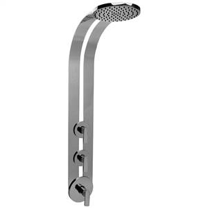 Graff G-8800-LM42S-PC-T Shower Panel and Handles, Polished Chrome
