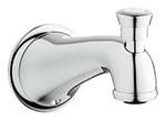 Grohe - 	13 603 000 6-inch  Chrome Plated Div Tub Spt