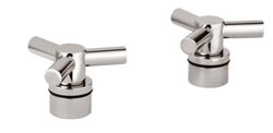 Grohe - 	18 033 BE0 Sterling Hot and Cold Trio Handle (2)