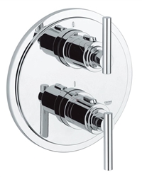 Grohe - 	19 168 000 Chrome Plated Integrated Shower ThermostaticTrim