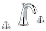 Grohe - 	20 801 000 Chrome Plated Wideset Lavatory Faucet without Handles