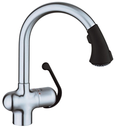 Grohe - 	33 755 KD0 SS/Soft Black PulloutSpray Fct