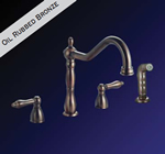 Kissler - 77-6611 - Dominion Kitchen Faucet with Spray Oil Rubbed Bronze