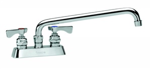 Krowne 15-314L - Low Lead 4-inch Center Deck Mount Faucet with 14-inch Spout