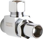 Chicago Faucets STC-42-00-AB - Compression Angle Stop, Loose Key, 1/2-inch Sweat x 1/2-inch Compression