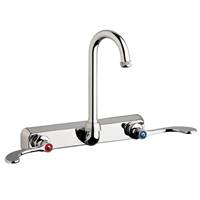 Chicago Faucets W8W-GN1AE1-317ABCP WORKBOARD FAUCET, 8'' WALL