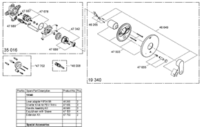 Grohe 19 340 Pressure Balance Valve Parts - 19340 smallparts