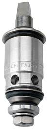 Chicago Faucets 1-099XTJKSPF - Silver Plated Finish Quaturn Cold Water Stem