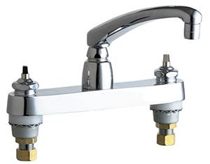 Chicago Faucets - 1100-LESSHDLAB - ECAST™ LEAD FREE SINK FAUCET