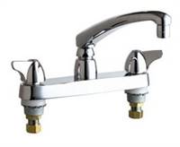 Chicago Faucets - 1100-XKABCP - Deck Mounted Fitting, 8-inch CC
