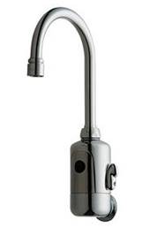 Chicago Faucets 116.124.AB.1 - HyTronic&reg; Wall Mount Electronic Lavatory Faucet