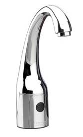 Chicago Faucets 116.759.AB.1 - HyTronic Curve, AC powered, single supply for tempered water with laminar flow device