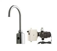 Chicago Faucets 116.905.AB.1 HyTronic Gooseneck Sink Faucet with Dual Beam Infrared Sensor