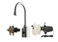 Chicago Faucets 116.913.AB.1 HyTronic Gooseneck Sink Faucet with Dual Beam Infrared Sensor