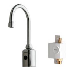 Chicago Faucets 116.953.AB.1 - HYTRONIC GOOSENECK SINK FAUCET WITH DUAL BEAM INFRARED SENSOR