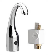 Chicago Faucets 116.959.AB.1 - HyTronic Curve, SSPS, single supply for tempered water with laminar flow device