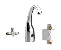 Chicago Faucets 116.967.AB.1 - HyTronic Curve, SSPS, single supply with external mechanical mixer
