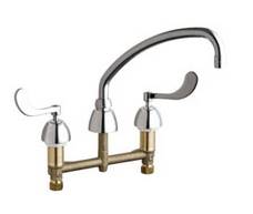 Chicago Faucets - 201-A317VPCABCP - Kitchen Sink Faucet without Spray