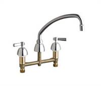 Chicago Faucets - 201-AE29CP Concealed Hot and Cold Water Sink Faucet