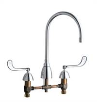 Chicago Faucets - 201-AGN10AE3SWG319CP - Kitchen Sink Faucet without Spray
