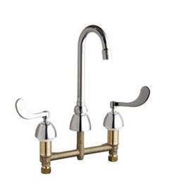 Chicago Faucets - 201-AGN1AE3-317AB - Kitchen Sink Faucet without Spray
