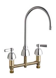Chicago Faucets - 201-AGN8AE2805-5AB - Kitchen Sink Faucet without Spray
