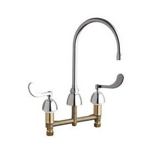 Chicago Faucets - 201-AGN8AE3-317VPHAB - Kitchen Sink Faucet without Spray