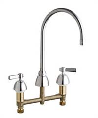Chicago Faucets - 201-AGN8AE3ABCP - Kitchen Sink Faucet without Spray