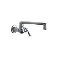 Chicago Faucet - 332-241CPR - Single Hole Pot Filler with Metal Lever Handle