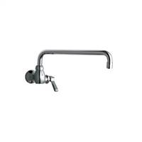 Chicago Faucets - 332-L12ABCP - Single Hole Wall Mounted Faucet