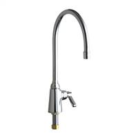 Chicago Faucets - 350-GN8AE3ABCP - Single Hole Deck Mounted Pantry/Bar Faucet