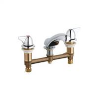 Chicago Faucets - 404-1000ABCP - Widespread Lavatory Faucet