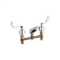 Chicago Faucets - 404-317ABCP - Widespread Lavatory Faucet