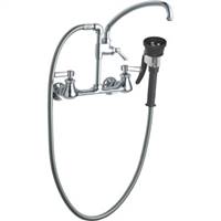 Chicago Faucets 509-GCTFABCP - Pot Filler with Triple Force Pre-Rinse Spray Valve
