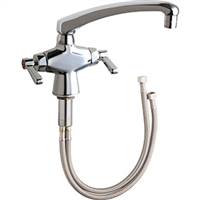 Chicago Faucets - 51-L8CP Hot and Cold Water Mixing Sink Faucet