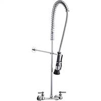 Chicago Faucets 510-GCTFABCP - Wall Mounted Pre-Rinse Faucet with Triple Force Spray Valve