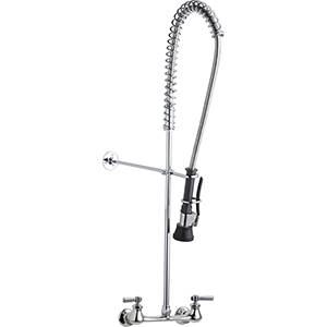 Chicago Faucets 510-GTFXKCAB Pre-Rinse Wall Mount Triple Force