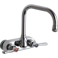 Chicago Faucets - 521-ABCP - 4-inch brass body backslpash Sink Faucet