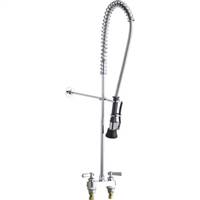 Chicago Faucets 526-919STFABCP 4-inch Center Deck Mounted Pre-Rinse Fitting with Triple Force Spray Head