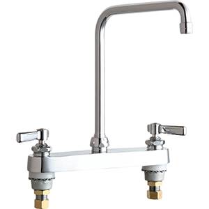 Chicago Faucets - 527-HA8ABCP - 8-inch Deck Mounted Sink Faucet