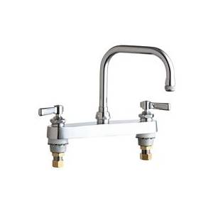 Chicago Faucets - 527-XKABCP - 8-inch Deck Mounted Sink Faucet