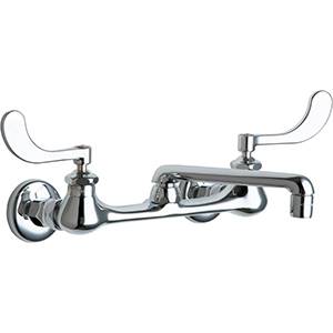 Chicago Faucets - 540-LD317WXFABCP - Wall Mounted with Adjustable 7 1/4 inch - 8 3/4 inch Centers